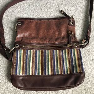 SAK brand distressed multi size crossbody
